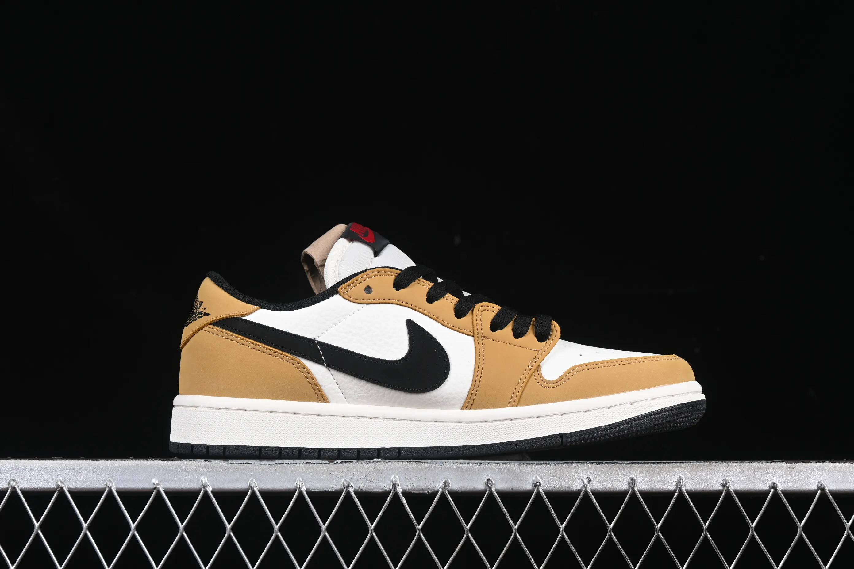 All categories Air Jordan Jordan series basketball shoes Air Jordan 1 Low Air Jordan 1 Low OG AJ1 Joe 1 white yellow black hook low-top cultural leisure sports sneakers CZ0790-107